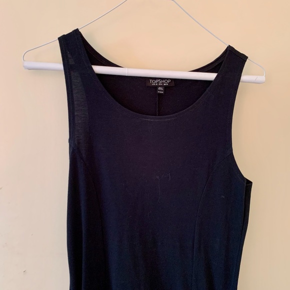 Topshop Mini Black Dress - Picture 3 of 4